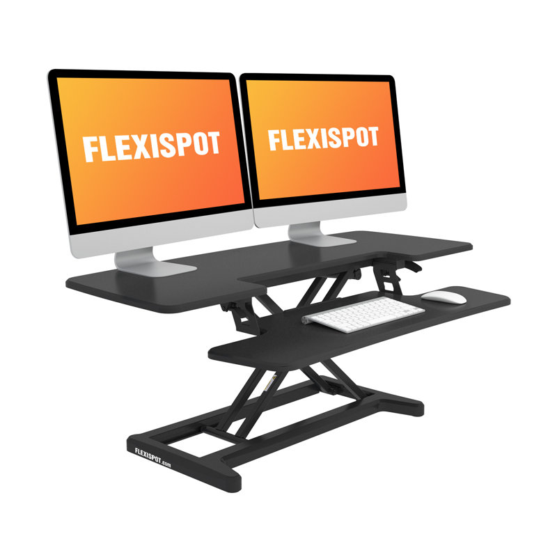 Flexispot 42" Home Office Standing Desk Converter MDF Desktop & Reviews